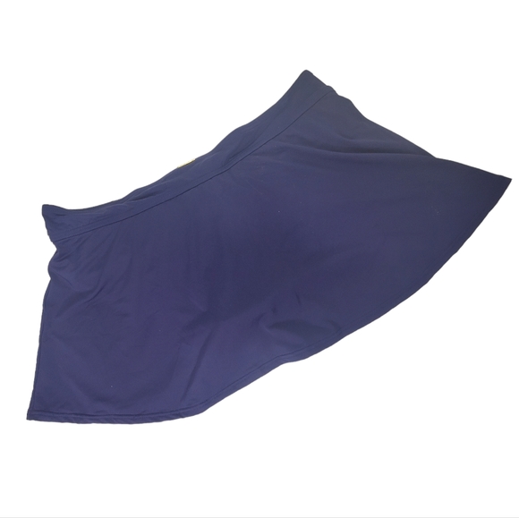 ANNE COLE SIGNATURE Navy Blue Swim Skirt NWT Sz Medium - Picture 1 of 7